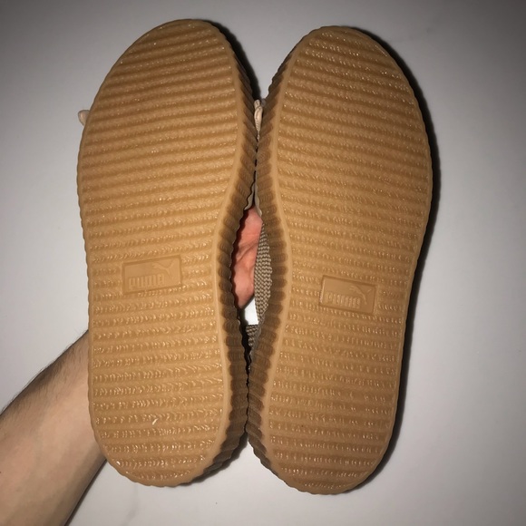 Fenty Puma Bandana Bow Leather Creeper Flats - Picture 6 of 6